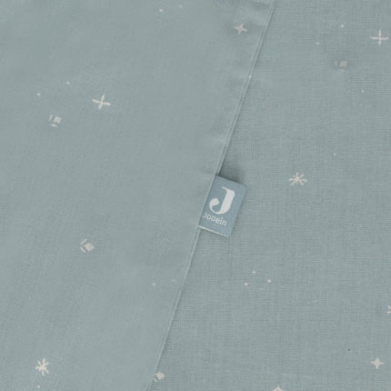 Jollein Dekbedovertrek Peuter Twinkling Sea Green 100 X 140 Cm - Jollein - Babywinkel - 8717329387065