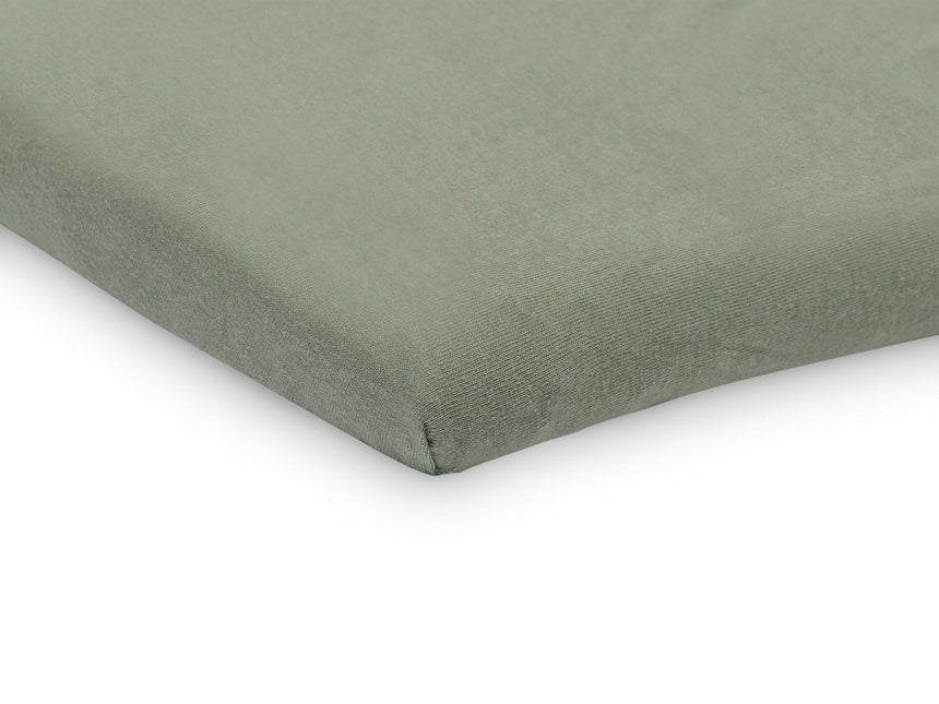 Jollein Hoeslaken Jersey Boxmatras Ash Green 75x95cm 2st - Jollein - Babywinkel - 8717329360037