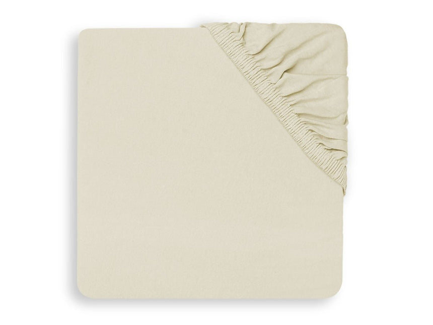 Jollein Hoeslaken Jersey Ivory 40x90cm koop je bij Babywinkel