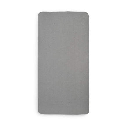Jollein Hoeslaken Jersey Storm Grey 60x120cm 2st - Jollein - Babywinkel - 8717329359994