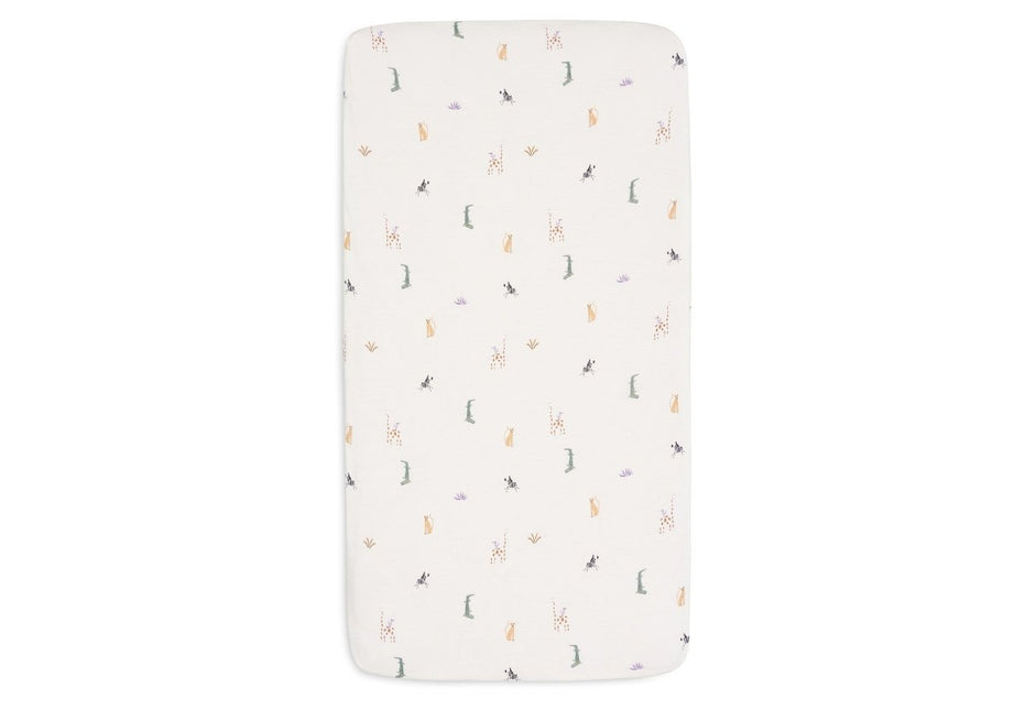 Jollein Hoeslaken Peuter Jersey Jungle Jambo 70/75 X 140/150 Cm - Jollein - Babywinkel - 8717329388369