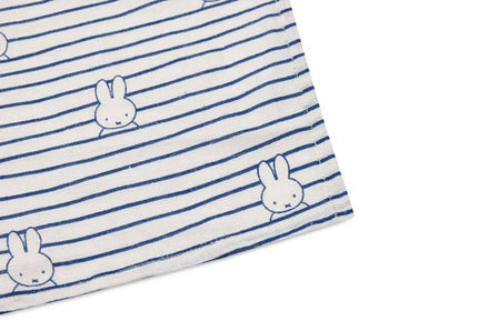Jollein Hydrofiele Doek Miffy Stripe Navy 115cm 2St - Jollein - Babywinkel - 8717329381056