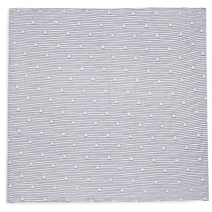 Jollein Hydrofiele Doek Miffy Stripe Navy 115cm 2St - Jollein - Babywinkel - 8717329381056