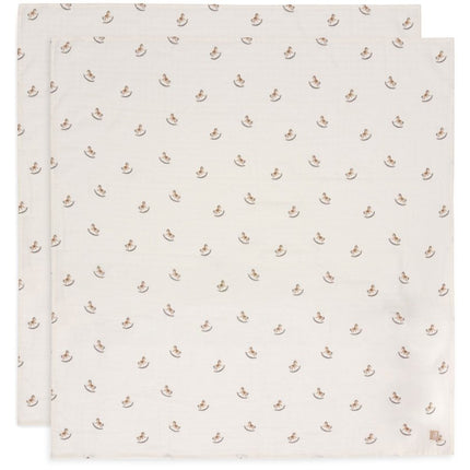 Jollein Hydrofiele Doek Nostalgic Ride 115 X 115 Cm 2St koop je bij Babywinkel