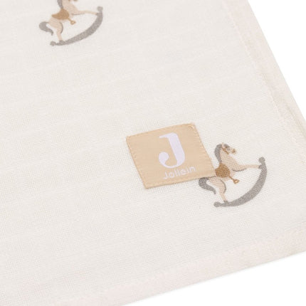 Jollein Hydrofiele Doek Nostalgic Ride 115 X 115 Cm 2St koop je bij Babywinkel