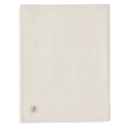 Jollein Ledikantdeken Cosy Knit Ivory/Velvet 100 X 150 Cm - Jollein - Babywinkel - 8717329386648