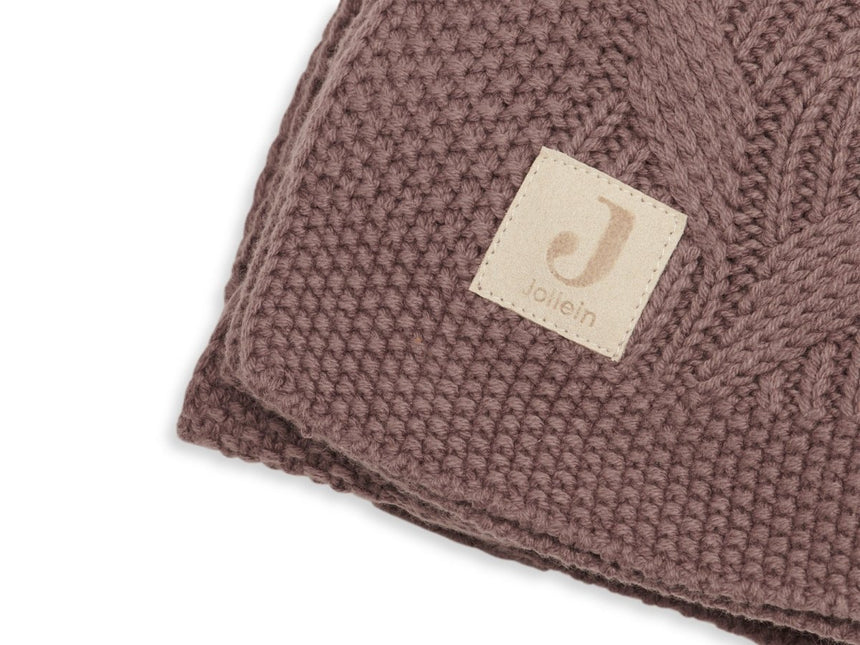 Jollein Ledikantdeken Gebreid Chestnut 100x150cm - Jollein - Babywinkel - 8717329362840