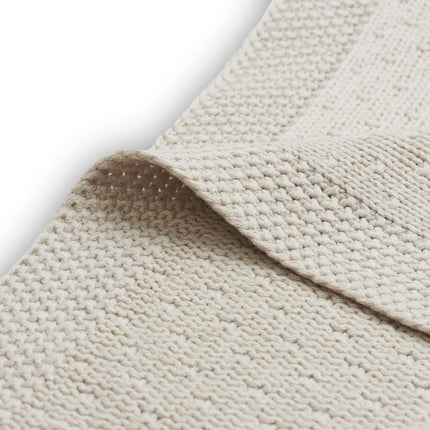 Jollein Ledikantdeken Gebreid Nougat 100x150cm - Jollein - Babywinkel - 8717329358447