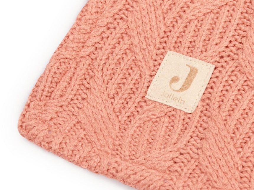 Jollein Ledikantdeken Spring Knit Rosewood 100x150cm - Jollein - Babywinkel - 8717329362932