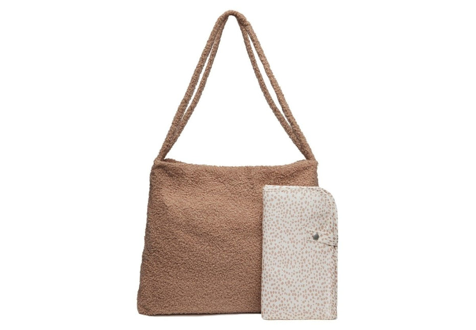 Jollein Luiertas Shopper Boucle Biscuit - Jollein - Babywinkel - 8717329373563