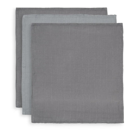 Jollein Monddoekje Bamboe Storm Grey 3st - Jollein - Babywinkel - 8717329353725