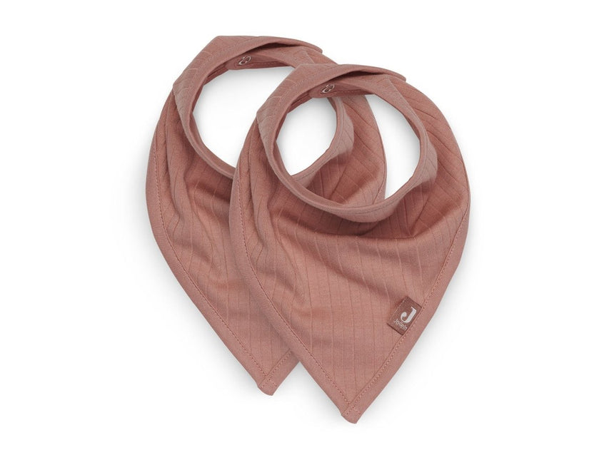 Jollein Slabbetje Bandana Stripe Rosewood 2st koop je bij Babywinkel