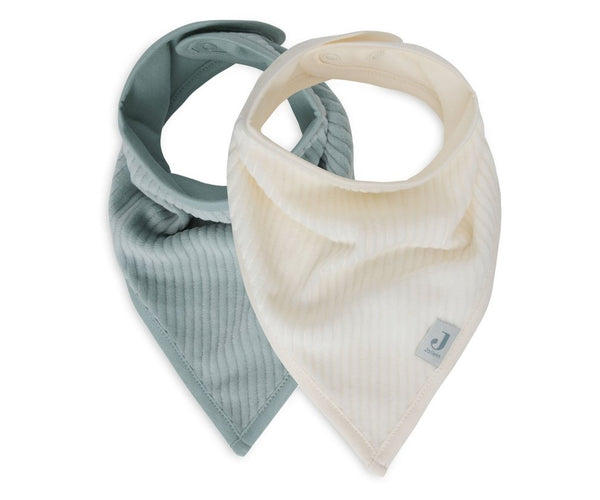 Jollein Confezione da 2 bavaglini a bandana ca. 37 x 24,5 cm verde cenere | 029-867-00095 Jollein Confezione da 2 bavaglini a bandana ca. 37 x 24,5 cm verde cenere | 029-867-00095