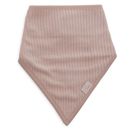 Jollein Slabbetje Bandana Velvet Wild Rose/Ivory 2St - Jollein - Babywinkel - 8717329384729