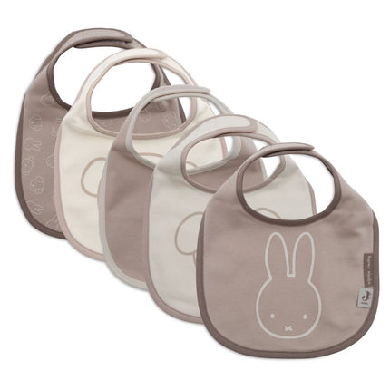 Jollein Slabbetje Waterproof Miffy And Friends 5St - Jollein - Babywinkel - 8717329387539