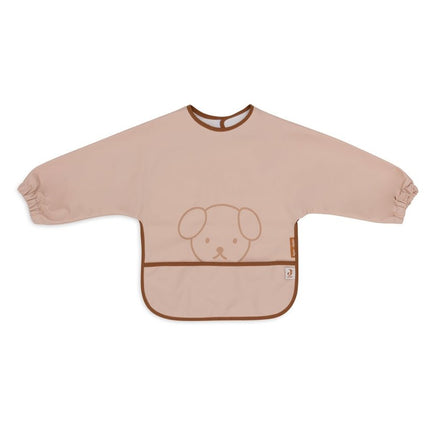 Jollein Slabbetje Waterproof Miffy Peekaboo Wilde Rose Met Mouwen - Jollein - Babywinkel - 8717329387027