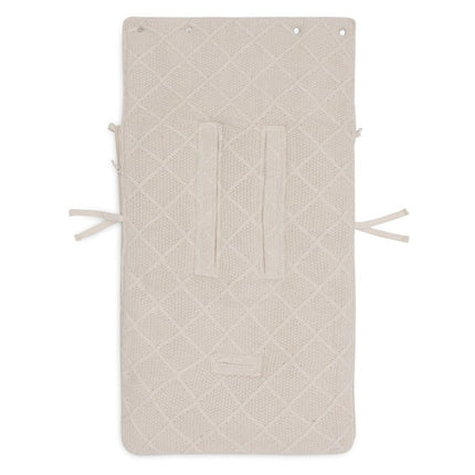 Jollein Voetenzak Check Knit Oatmeal 0+ 3/5 Punts - Jollein - Babywinkel - 8717329386860