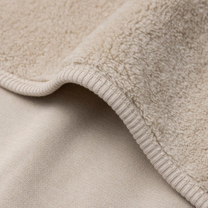 Jollein Wiegdeken Basic Jersey/Sherpa - Warm Sand 75X100Cm - Babywinkel - 8717329400115