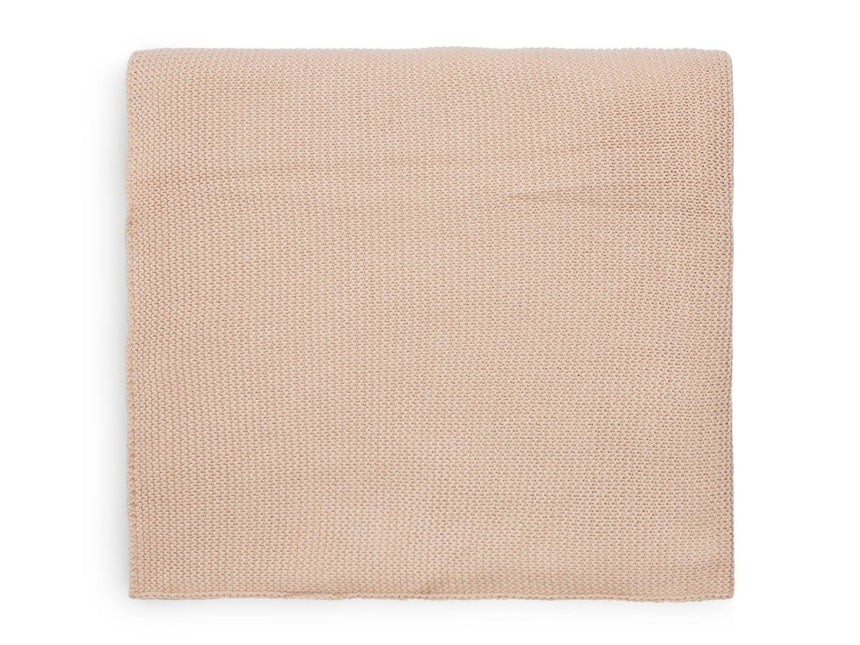 Jollein Wiegdeken Basic Knit Pale Pink 75x100cm - Jollein - Babywinkel - 8717329361270