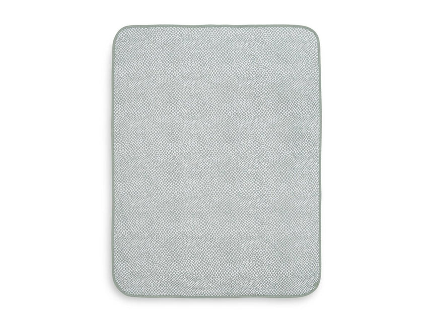 Jollein Wiegdeken Jersey Snake Ash Green 75x100cm - Jollein - Babywinkel - 8717329358119