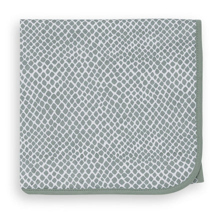 Jollein Wiegdeken Jersey Snake Ash Green 75x100cm - Jollein - Babywinkel - 8717329358119