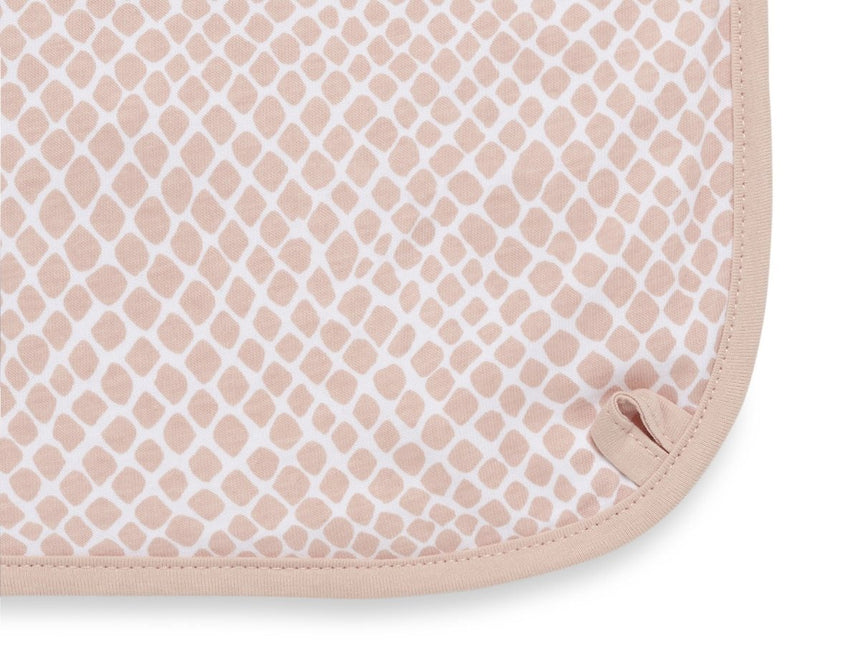 Jollein Wiegdeken Jersey Snake Pale Pink 75x100cm - Jollein - Babywinkel - 8717329358102