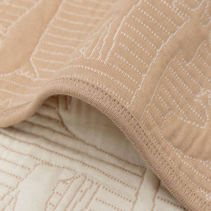 Jollein Wiegdeken Jungle Jambo Biscuit/Oatmeal 75 X 100 Cm - Jollein - Babywinkel - 8717329387782