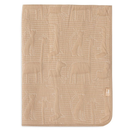 Jollein Wiegdeken Jungle Jambo Biscuit/Oatmeal 75 X 100 Cm - Jollein - Babywinkel - 8717329387782