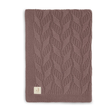 Jollein Wiegdeken Spring Knit Chestnut 75x100cm - Jollein - Babywinkel - 8717329362871