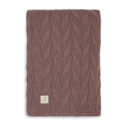 Jollein Wiegdeken Spring Knit Fleece Chestnut 75x100cm - Jollein - Babywinkel - 8717329362956
