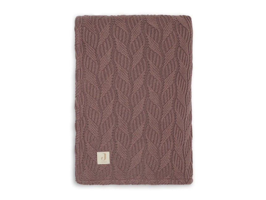 Jollein Wiegdeken Spring Knit Fleece Chestnut 75x100cm - Jollein - Babywinkel - 8717329362956