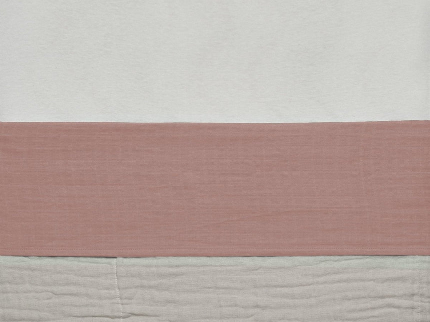 Jollein Wieglaken Wrinkled Cotton Rosewood 75x100cm koop je bij Babywinkel