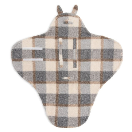 Jollein Wikkeldeken Baby Bunny Check Boucle - Jollein - Babywinkel - 8717329387669