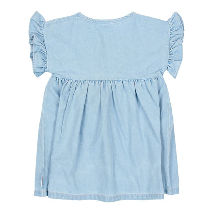 Jurkje korte mouw Denim koop je bij Babywinkel