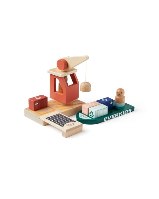 Kid's Concept Houten Speelgoed Container Haven - Kid's Concept - Babywinkel - 7340028734628