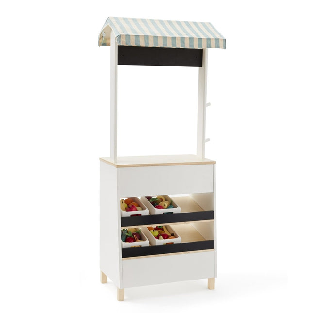 Kid's Concept Houten Speelgoed Markt Kraampje koop je bij Babywinkel