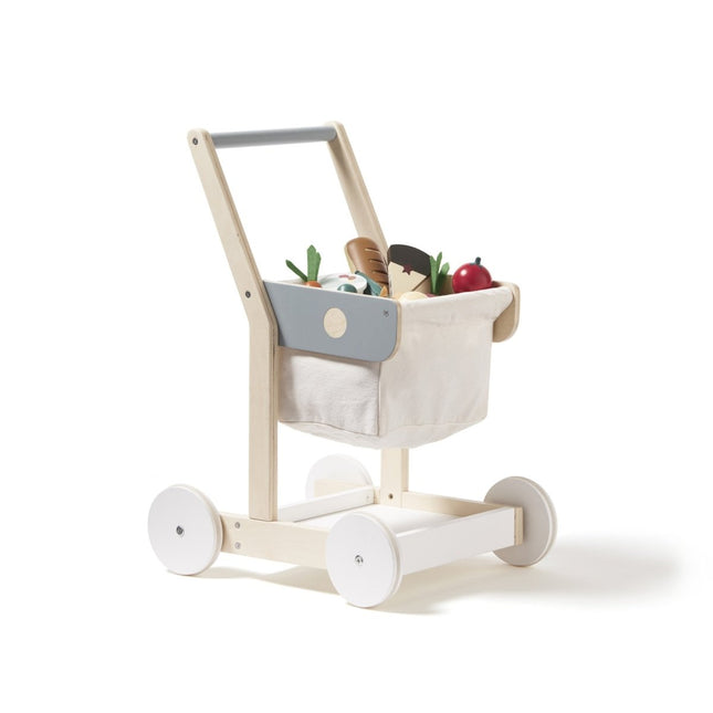 Kid's Concept Houten Speelgoed Winkelwagen koop je bij Babywinkel
