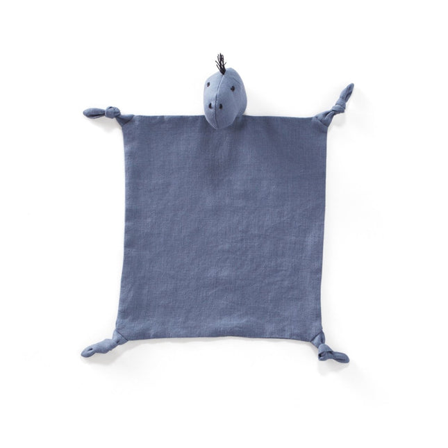 Kid's Concept Knuffeldoekje Dino Blauw - Kid's Concept - Babywinkel - 7340028729242