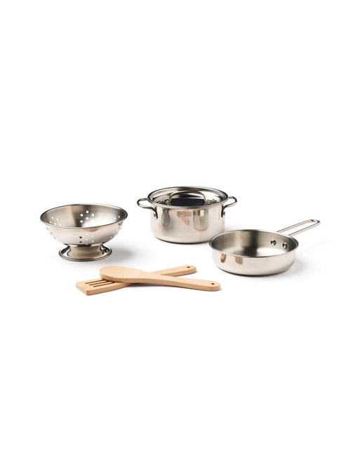 Kid's Concept Pannenset Kid'S Hub Rvs 6 Delig - Kid's Concept - Babywinkel - 7340028734802