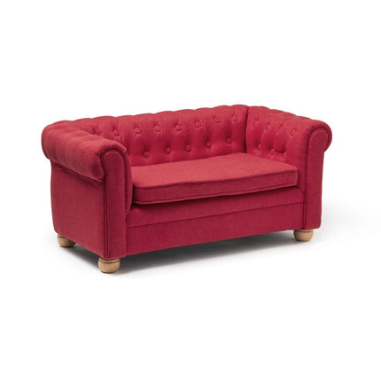 Kid's Concept Stoel Sofa Chesterfield Small Rood - Kid's Concept - Babywinkel - 7340028732785