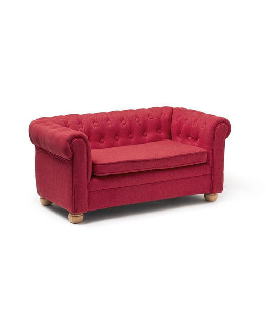 Kid's Concept Stoel Sofa Chesterfield Small Rood - Kid's Concept - Babywinkel - 7340028732785