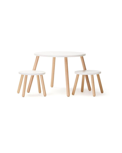 Kid's Concept Tafel Set met Krukken Wit koop je bij Babywinkel