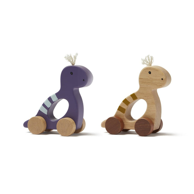 Kid's Concept Trekfiguur Dino Paars - Kid's Concept - Babywinkel - 7340028730460