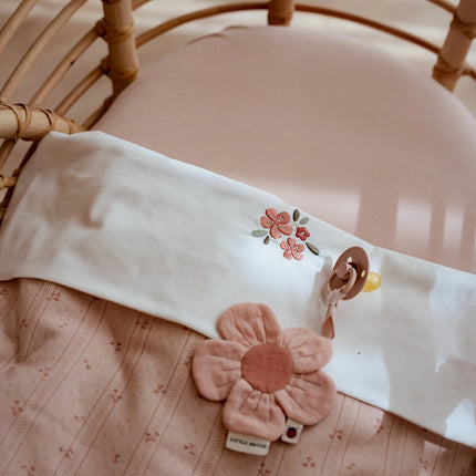 Lenzuolo a pieghe per lettino - Pure Blossom