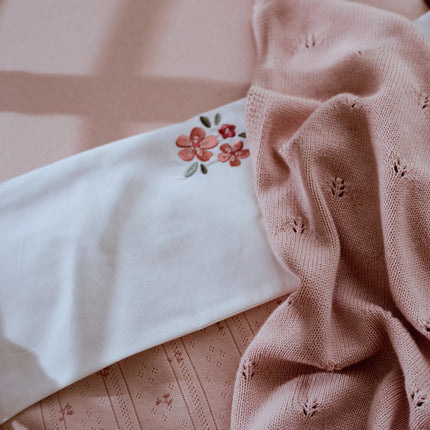 Lenzuolo a pieghe per lettino - Pure Blossom