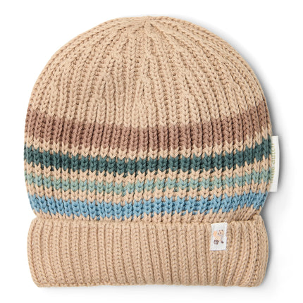Cappello in maglia Taupe