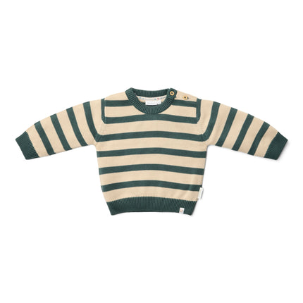 Maglia a righe verde balsamo