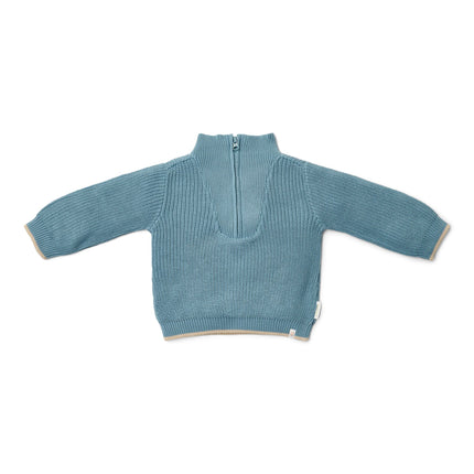 Maglione lavorato a maglia Blu Pietra