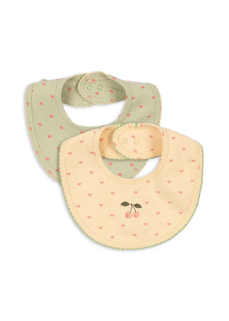 Konges Sløjd Slabbetje Coeur Golden/Coeur Lint 2St koop je bij Babywinkel