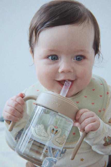 Konges Sløjd Slabbetje Coeur Golden/Coeur Lint 2St koop je bij Babywinkel